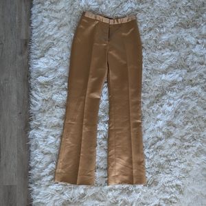 Gold Satin Pants